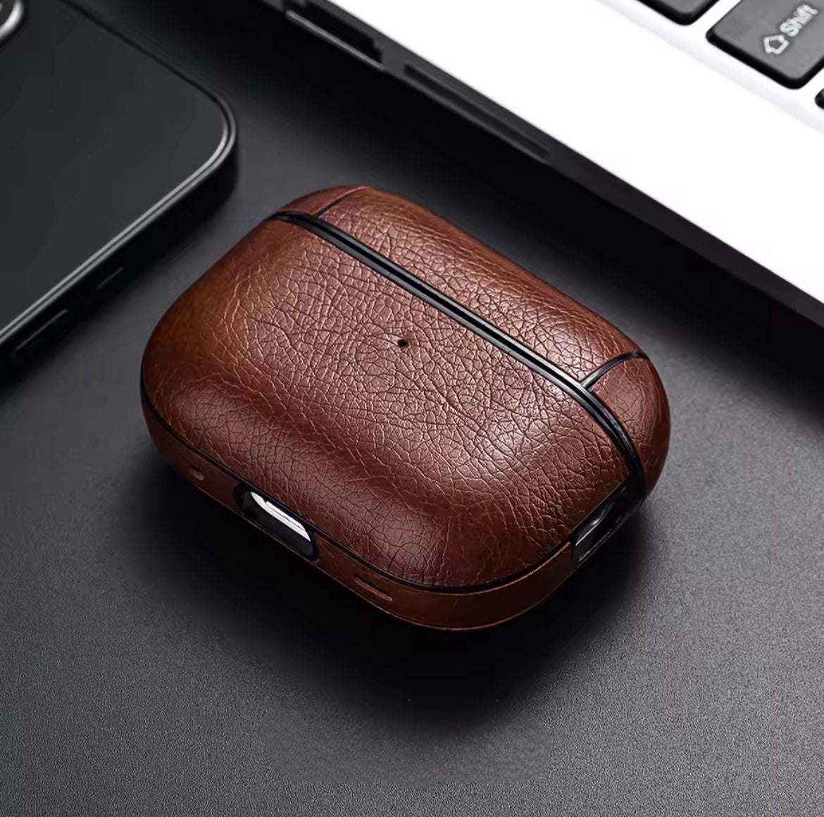 Apple AirPods Pro 2 Leder Schutzhülle